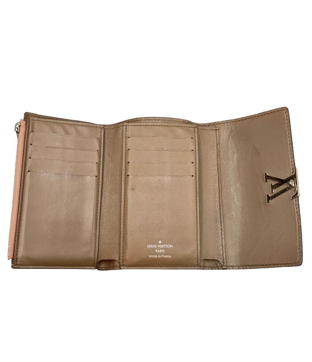Louis Vuitton fold Capucines Wallet Tri Portefeuille Compact Black